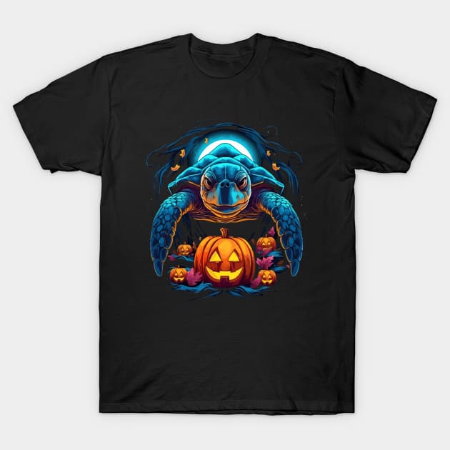 Sea Turtle Halloween T-Shirt by JH Mart